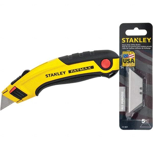 Stanley - Utility Knives, Snap Blades & Box Cutters Type: Retractable Utility Knife Blade Type: Retractable - Industrial Tool & Supply