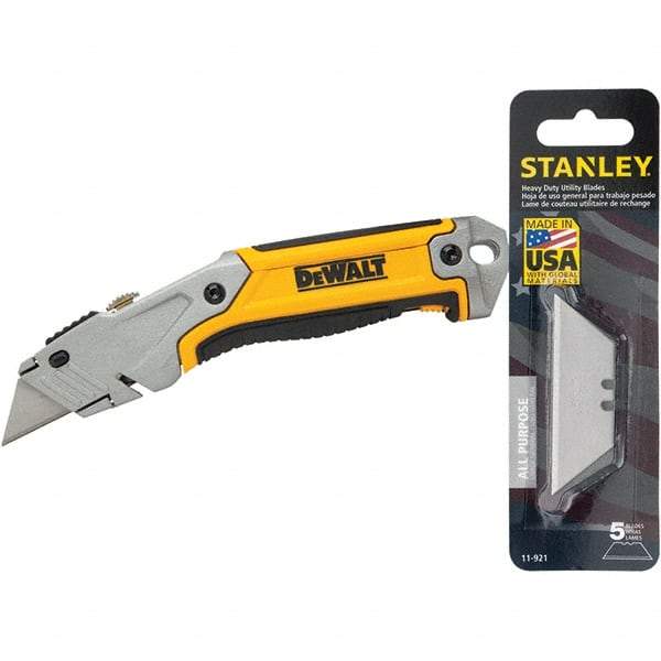 Stanley - Utility Knives, Snap Blades & Box Cutters Type: Retractable Utility Knife Blade Type: Retractable - Industrial Tool & Supply