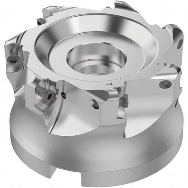 Seco - Indexable High-Feed Face Mills Cutting Diameter (mm): 84.00 Maximum Depth of Cut (mm): 1.80 - Industrial Tool & Supply