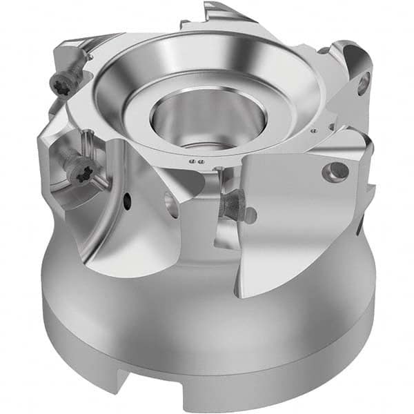 Seco - Indexable High-Feed Face Mills Cutting Diameter (mm): 66.00 Maximum Depth of Cut (mm): 1.80 - Industrial Tool & Supply