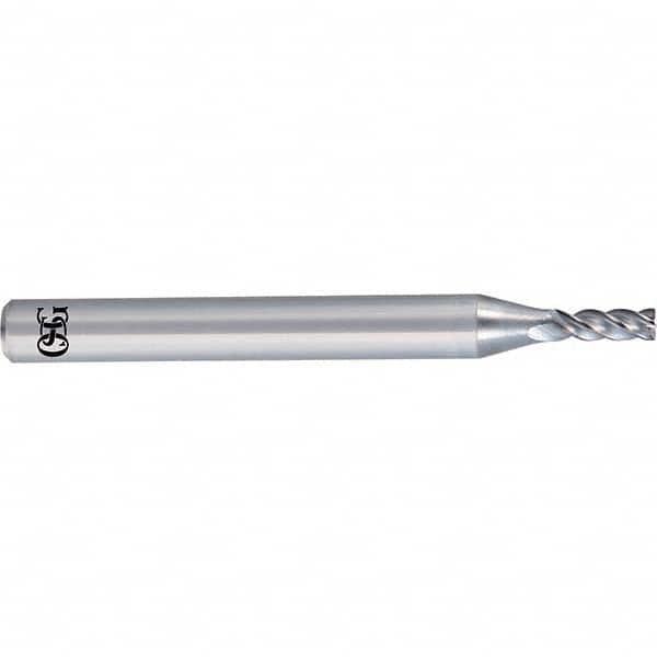 Square End Mill: 11mm LOC, 6mm Shank Dia, 60mm OAL, 4 Flutes, Solid Carbide Single End, Duarise Finish, Straight Flute, Variable Helix, Centercutting, RH Cut, RH Flute, Series 8205