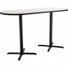 National Public Seating - Stationary Tables Type: Breakroom Material: HPL Particleboard Core w/T-Mold; Steel - Industrial Tool & Supply