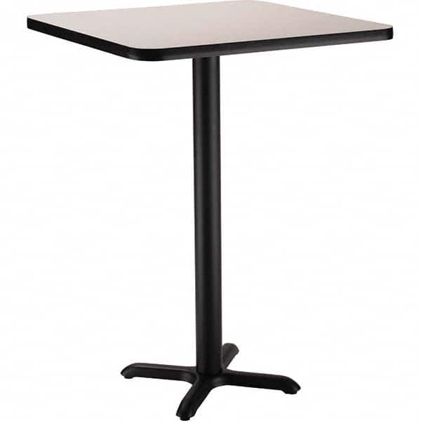 National Public Seating - Stationary Tables Type: Breakroom Material: HPL Particleboard Core w/T-Mold; Steel - Industrial Tool & Supply