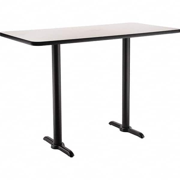 National Public Seating - Stationary Tables Type: Breakroom Material: HPL Particleboard Core w/T-Mold; Steel - Industrial Tool & Supply