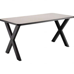 National Public Seating - Stationary Tables Type: Cafeteria Tables Material: HPL Top; MDF Core w/Protect Edge; Steel - Industrial Tool & Supply