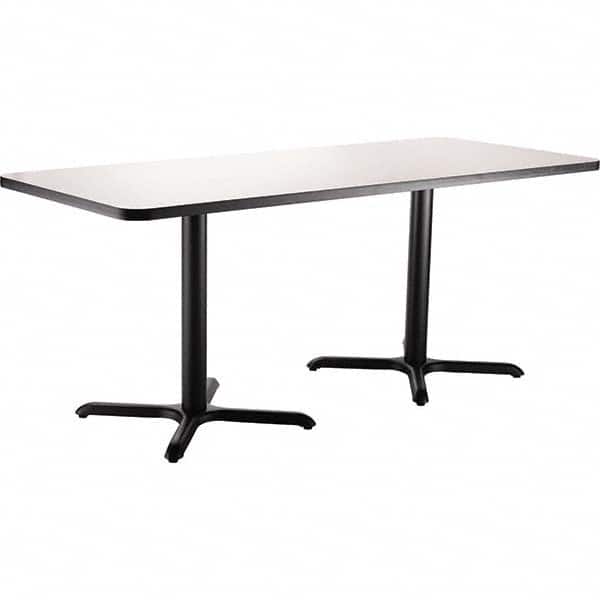 National Public Seating - Stationary Tables Type: Breakroom Material: HPL Particleboard Core w/T-Mold; Steel - Industrial Tool & Supply