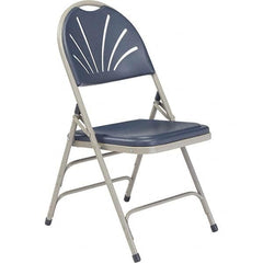 National Public Seating - Folding Chairs Pad Type: Folding Chair w/Plastic Seat & Back Material: Plastic/Steel - Industrial Tool & Supply