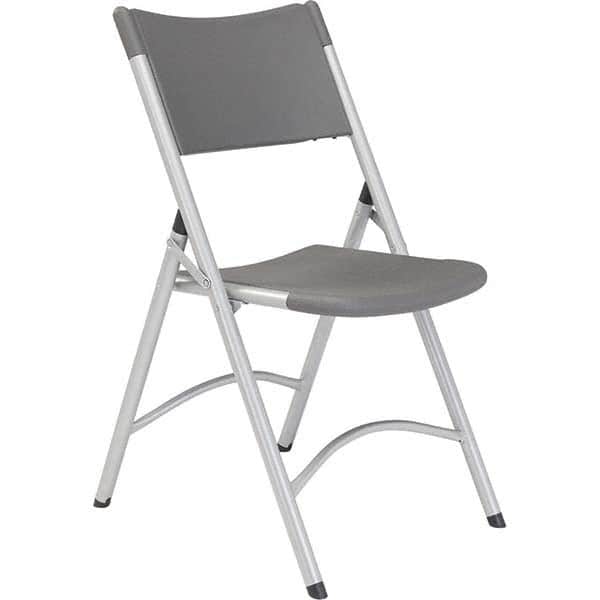 National Public Seating - Folding Chairs Pad Type: Folding Chair w/Plastic Seat & Back Material: Plastic/Steel - Industrial Tool & Supply