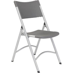 National Public Seating - Folding Chairs Pad Type: Folding Chair w/Plastic Seat & Back Material: Plastic/Steel - Industrial Tool & Supply