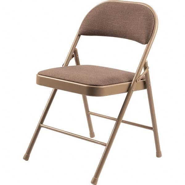 National Public Seating - Folding Chairs Pad Type: Folding Chair w/Fabric Padded Seat Material: Fabric/Steel - Industrial Tool & Supply