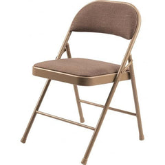 National Public Seating - Folding Chairs Pad Type: Folding Chair w/Fabric Padded Seat Material: Fabric/Steel - Industrial Tool & Supply