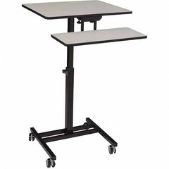National Public Seating - Mobile Work Centers Type: Desktop Sit-Stand Workstation Load Capacity (Lb.): 75 - Industrial Tool & Supply