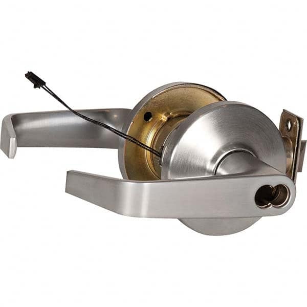 Best - Storeroom Lever Lockset for 1-3/4 to 2-1/4" Doors - Industrial Tool & Supply