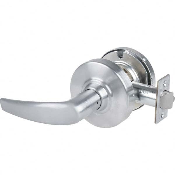 Schlage - Exit Door Lever Lockset for 1-5/8 to 2-1/8" Doors - Industrial Tool & Supply