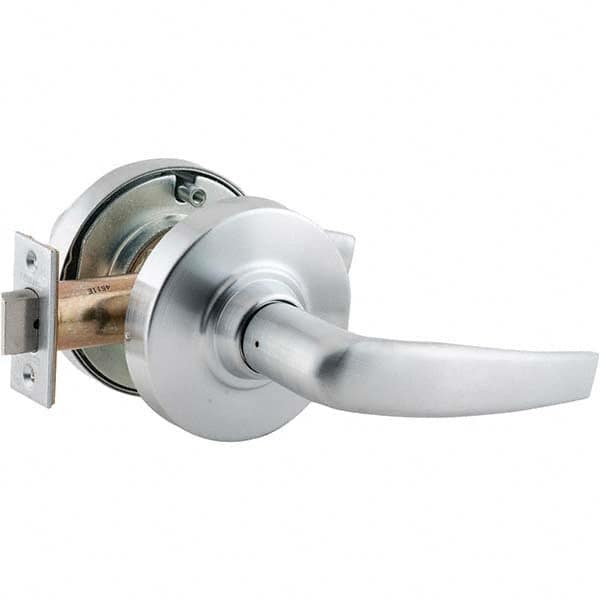 Schlage - Passage Lever Lockset for 1-5/8 to 2-1/8" Doors - Industrial Tool & Supply
