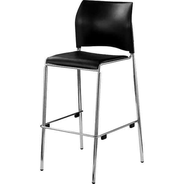 National Public Seating - Stationary Stools Type: Stool with Back Base Type: Standard - Industrial Tool & Supply