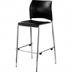 National Public Seating - Stationary Stools Type: Stool with Back Base Type: Standard - Industrial Tool & Supply