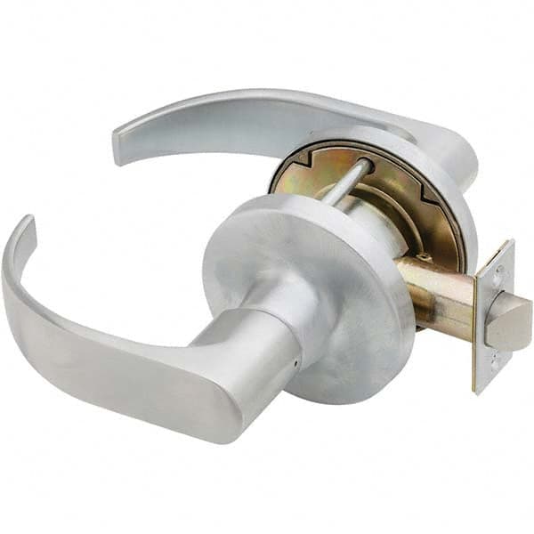 Falcon - Passage Lever Lockset for 1-5/8 to 2-1/8" Doors - Industrial Tool & Supply