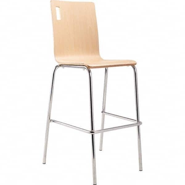 National Public Seating - Stationary Stools Type: Stool with Back Base Type: Standard - Industrial Tool & Supply