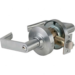 Schlage - Security Lever Lockset for 1-5/8 to 2-1/8" Doors - Industrial Tool & Supply