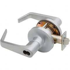 Falcon - Storeroom Lever Lockset for 1-5/8 to 2-1/8" Doors - Industrial Tool & Supply