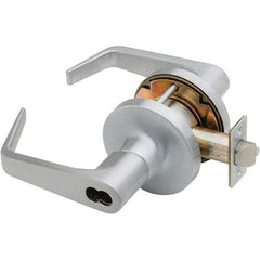 Falcon - Entrance Lever Lockset for 1-5/8 to 2-1/8" Doors - Industrial Tool & Supply