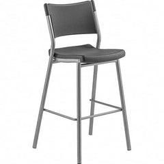National Public Seating - Stationary Stools Type: Stool with Back Base Type: Standard - Industrial Tool & Supply