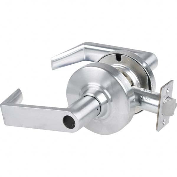 Schlage - Classroom Lever Lockset for 1-5/8 to 2-1/8" Doors - Industrial Tool & Supply