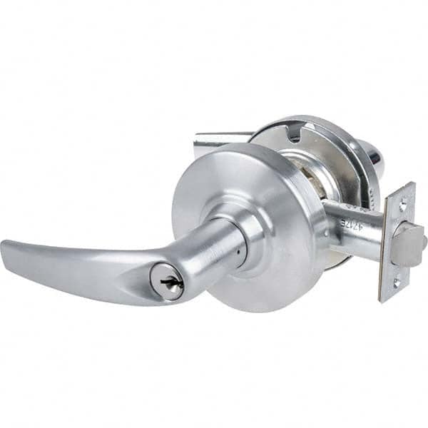 Schlage - Vestibule/Classroom/Security Lever Lockset for 1-5/8 to 2-1/8" Doors - Industrial Tool & Supply