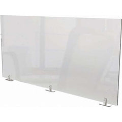 Ghent - 18" x 59" Partition & Panel System-Social Distancing Barrier - Industrial Tool & Supply