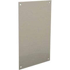 Wiegmann - Electrical Enclosure Panels Panel Type: Back Panel Material: Steel - Industrial Tool & Supply