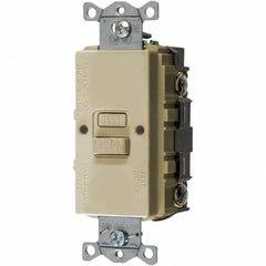 Bryant Electric - GFCI Receptacles Grade: Commercial Color: Ivory - Industrial Tool & Supply