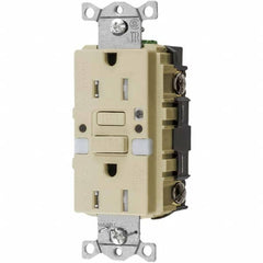 Bryant Electric - GFCI Receptacles Grade: Commercial Color: Ivory - Industrial Tool & Supply