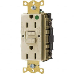 Bryant Electric - GFCI Receptacles Grade: Hospital Color: Ivory - Industrial Tool & Supply