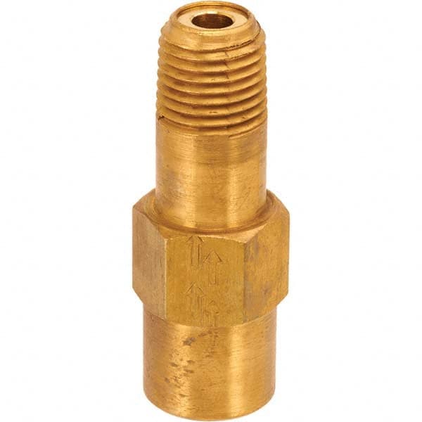 Control Devices - Check Valves Design: Check Valve Pipe Size (Inch): 1/4 x 1/4 - Industrial Tool & Supply