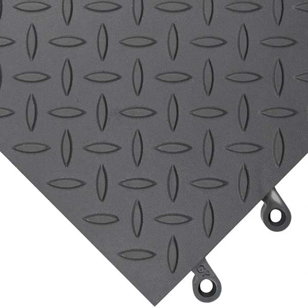 Wearwell - 1 10-Piece 18" Long x 18" Wide x 7/8" Thick, Anti-Fatigue Modular Matting System - Industrial Tool & Supply