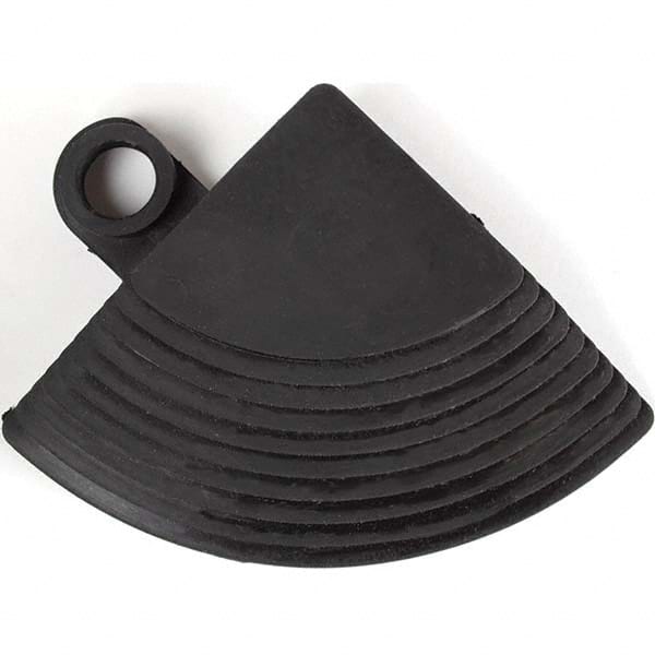 Wearwell - 1 4-Piece 4" Long x 3" Wide x 5/8" Thick, Modular Matting System - Industrial Tool & Supply