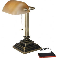 ALERA - Task Lights Fixture Type: Desk Color: Black - Industrial Tool & Supply