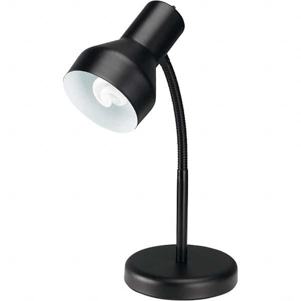 ALERA - Task Lights Fixture Type: Desk Color: Black - Industrial Tool & Supply