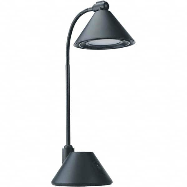 ALERA - Task Lights Fixture Type: Desk Color: Black - Industrial Tool & Supply