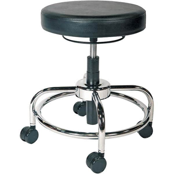 ALERA - Swivel & Adjustable Stools Type: Adjustable Height Stool Base Type: Metal - Industrial Tool & Supply
