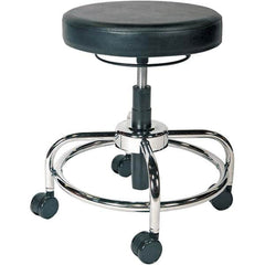 ALERA - Swivel & Adjustable Stools Type: Adjustable Height Stool Base Type: Metal - Industrial Tool & Supply
