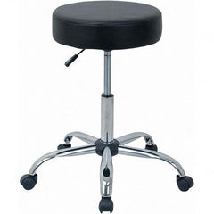 ALERA - Swivel & Adjustable Stools Type: Adjustable Height Stool Base Type: Chrome Steel Base - Industrial Tool & Supply