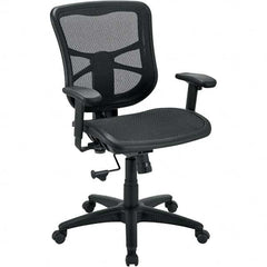 ALERA - 37-3/4 to 41-3/4" High Swivel/Tilt Mesh Chair - Industrial Tool & Supply