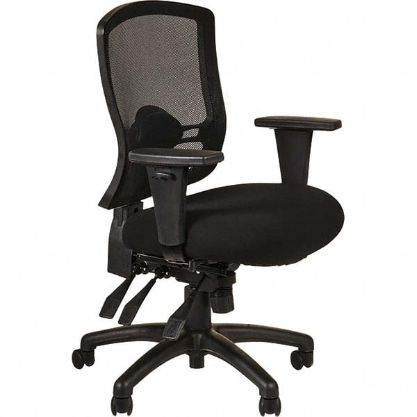 ALERA - 38-3/4 to 45-3/4" High Adjustable Chair - Industrial Tool & Supply