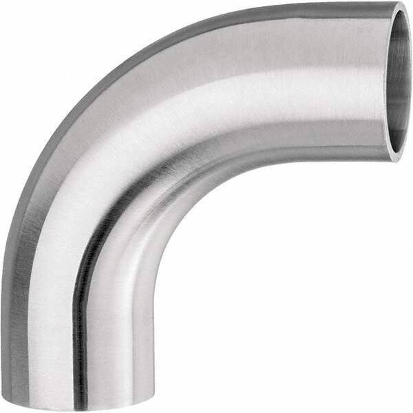 Value Collection - Sanitary Stainless Steel Pipe Fittings Type: 90 Elbow Style: Butt Weld - Industrial Tool & Supply