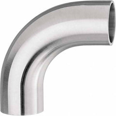 Value Collection - Sanitary Stainless Steel Pipe Fittings Type: 90 Elbow Style: Butt Weld - Industrial Tool & Supply