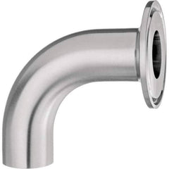 Value Collection - Sanitary Stainless Steel Pipe Fittings Type: 90 Elbow Adapter Style: Quick-Clamp to Butt Weld - Industrial Tool & Supply