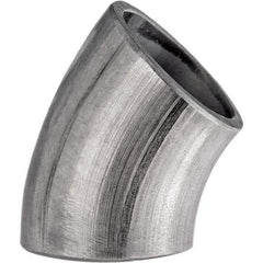 Value Collection - Sanitary Stainless Steel Pipe Fittings Type: 45 Short Elbow Style: Butt Weld - Industrial Tool & Supply