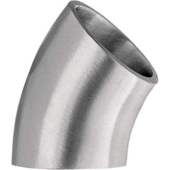 Value Collection - Sanitary Stainless Steel Pipe Fittings Type: 45 Short Elbow Style: Butt Weld - Industrial Tool & Supply